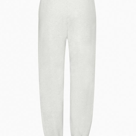 Aritzia Tna Cozy Fleece Mega Sweatpant Jogger Size S, Heather Cloud White - Picture 1 of 16